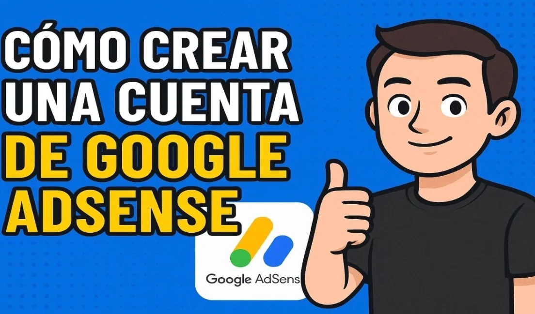 Crear cuenta de Adsense en pantalla de computadora para ganar dinero en línea