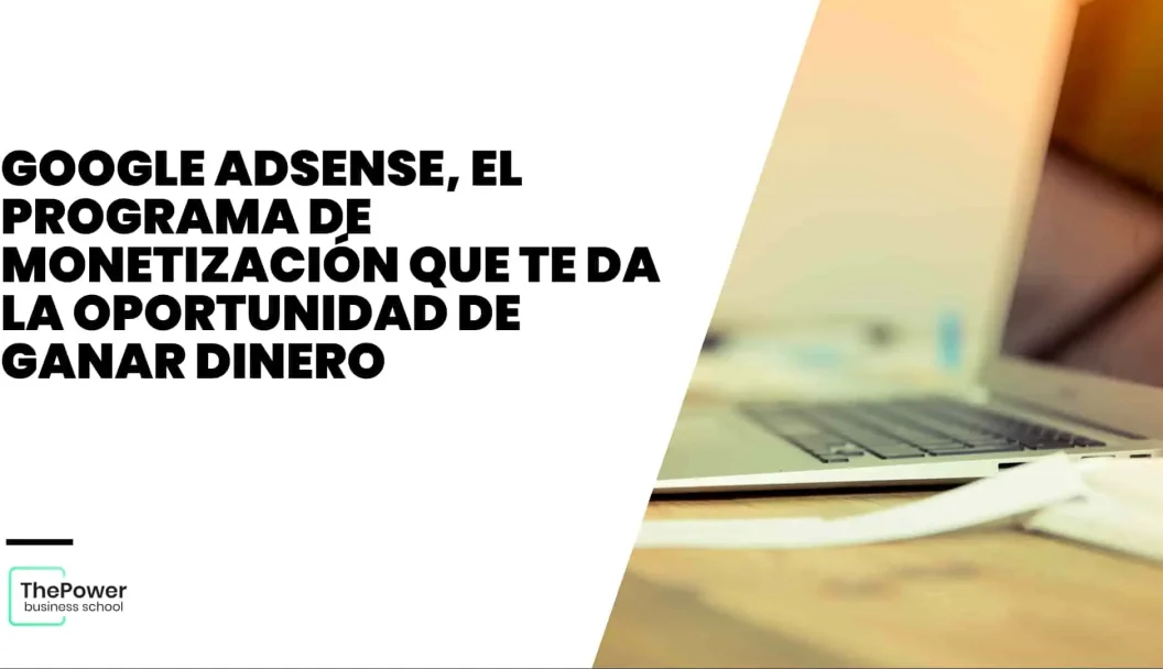 Política de Adsense en pantalla de computadora para ganar dinero en línea