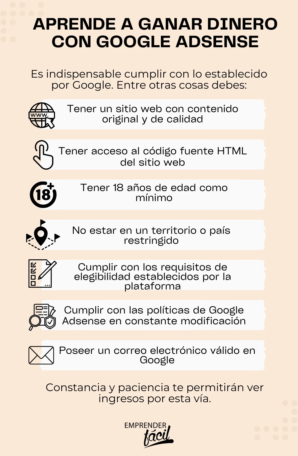 Cuenta profesional Google Adsense para ganar dinero con publicidad en línea efectiva