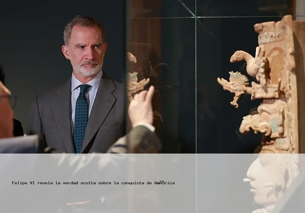 Felipe VI sobre conquista América historia